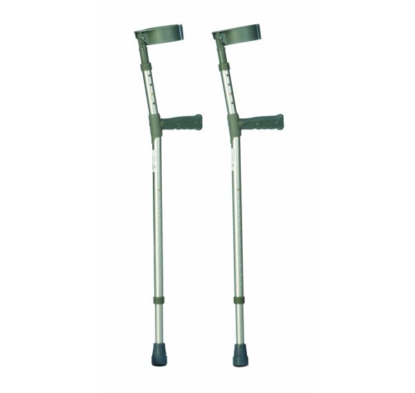 Double Adjustable Crutches - Pair