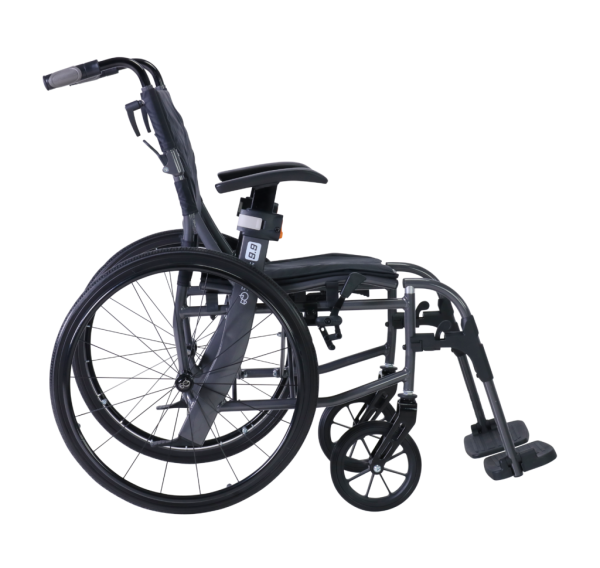 Side view Excel 9.9 self propelwheelchair