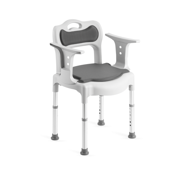 Suva two in one shower and commode chair