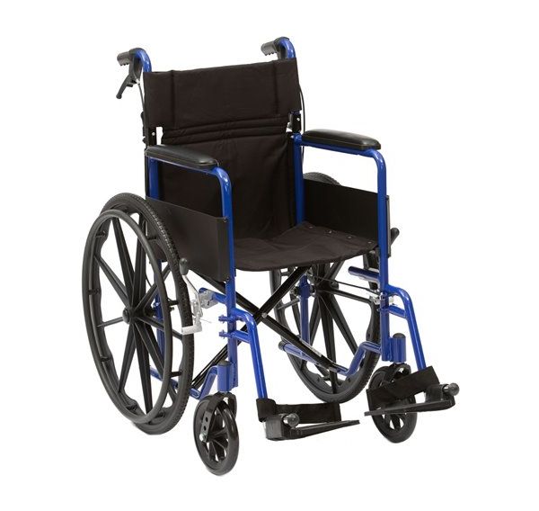 LAMS Self Propel Wheelchair in Blue