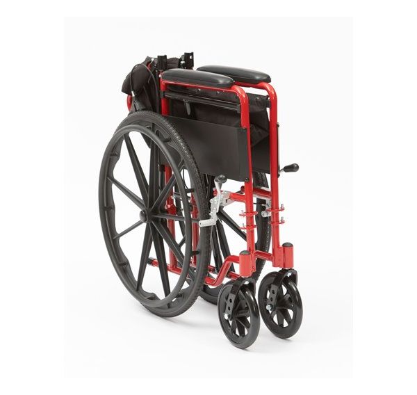 Folded wheelchair