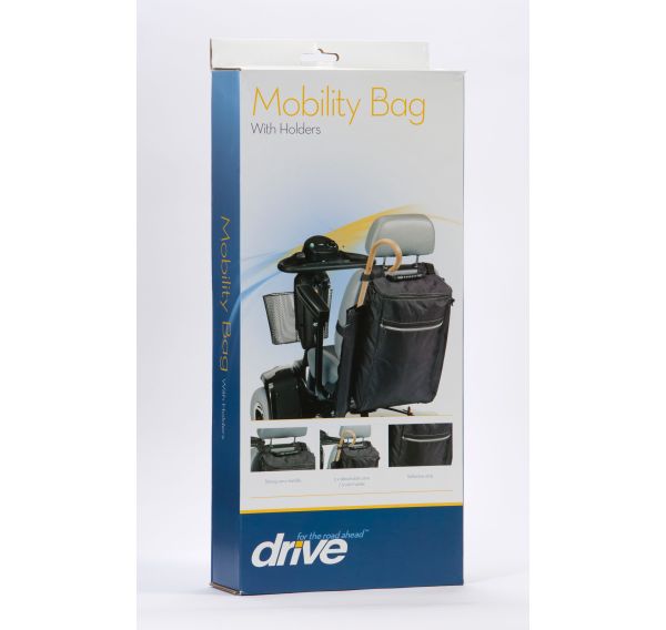 Mobility Bag with Crutch / Walking Stick Holders