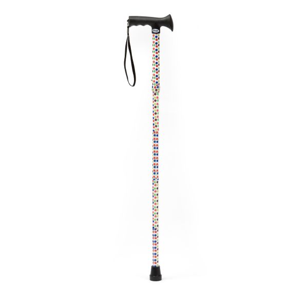 Petite Folding Walking Stick - Polka Dot