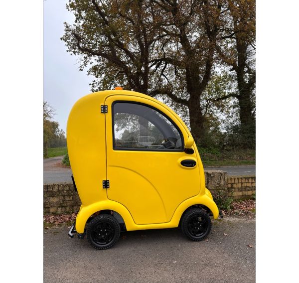 Cabin Car MK2 Plus - Canary Yellow Side View