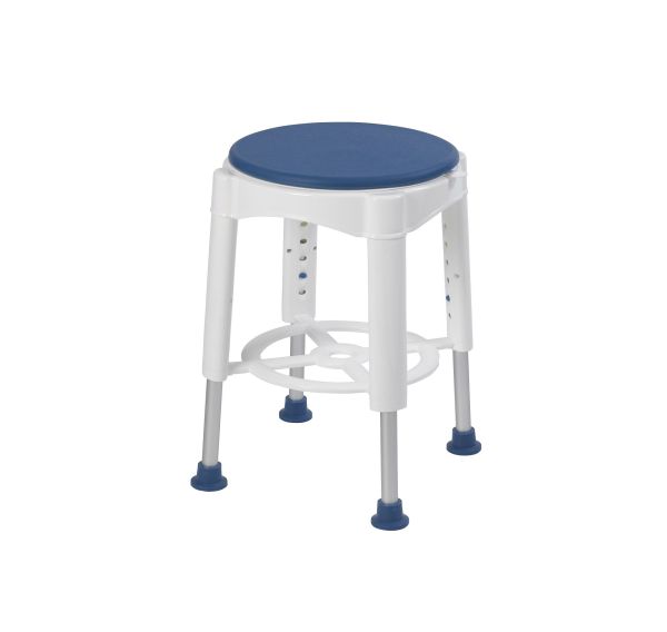 round shower stool