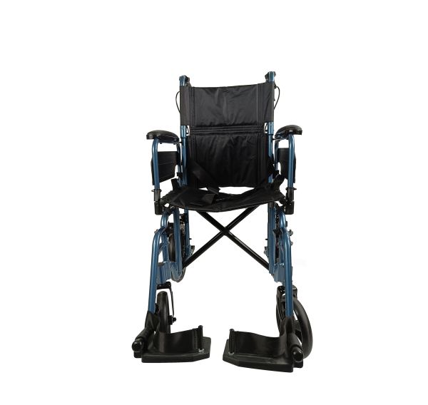 LAMS Transit Plus Wheelchair 18" - Teal Blue