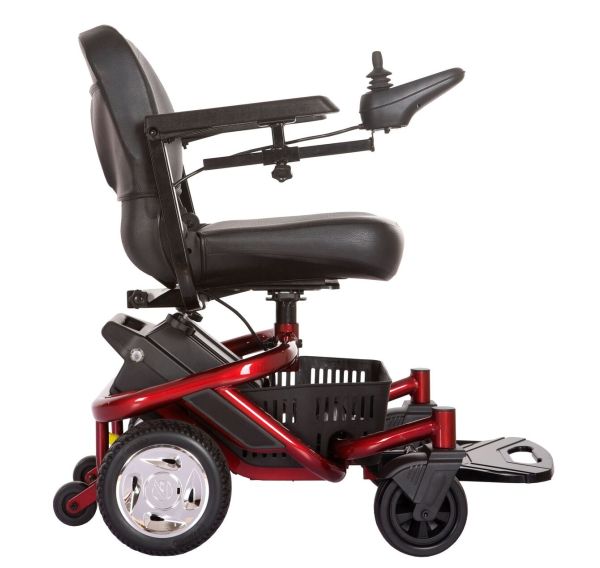 Quest Powerchair with Red Frame