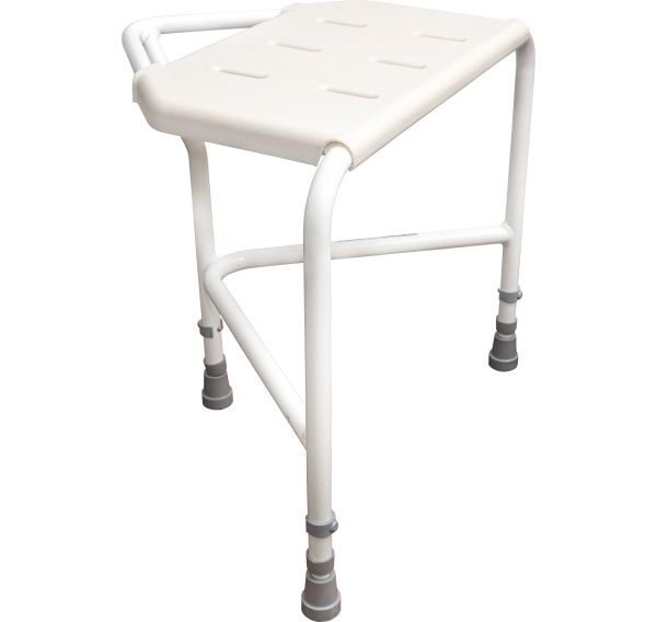 Pembury Height Adjustable Corner Shower Stool