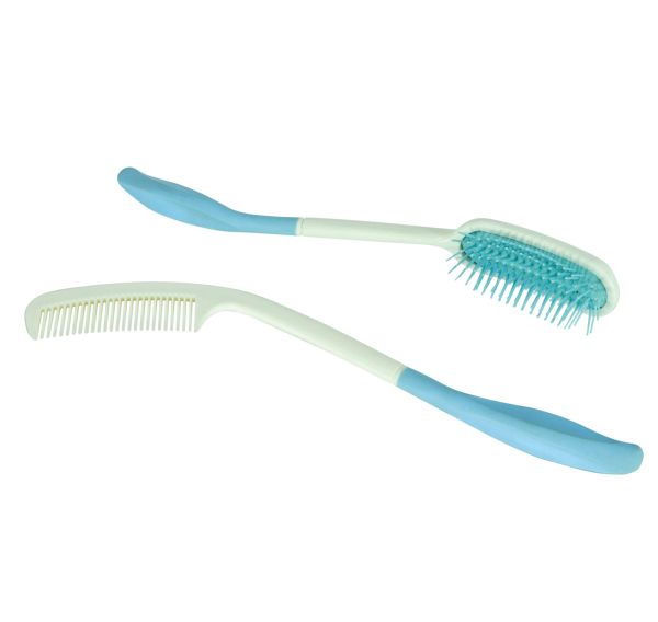 Long-Handled Brush and Comb Set