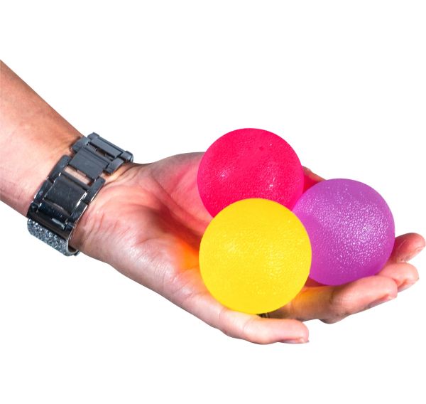 Hand Exercise / Stress Balls - Round - 3 Pack