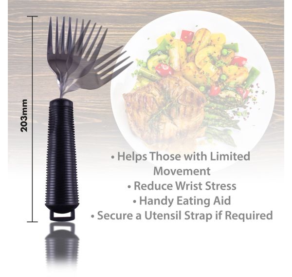 Bendable Spoon/Bendable Fork/Soft Grip Rocker Knife