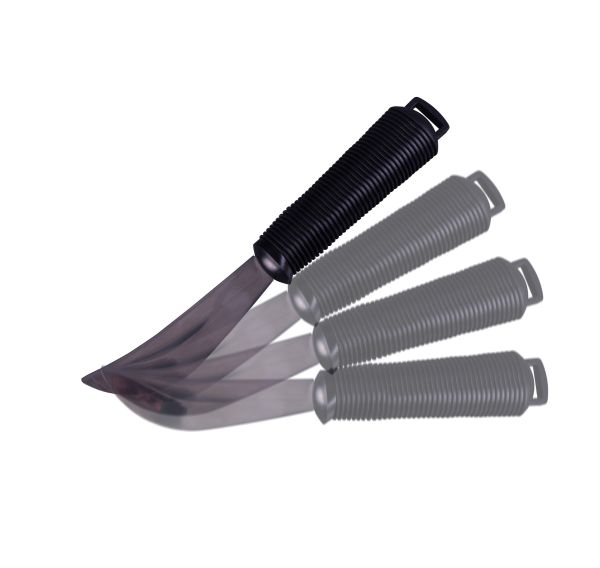 Bendable Spoon/Bendable Fork/Soft Grip Rocker Knife