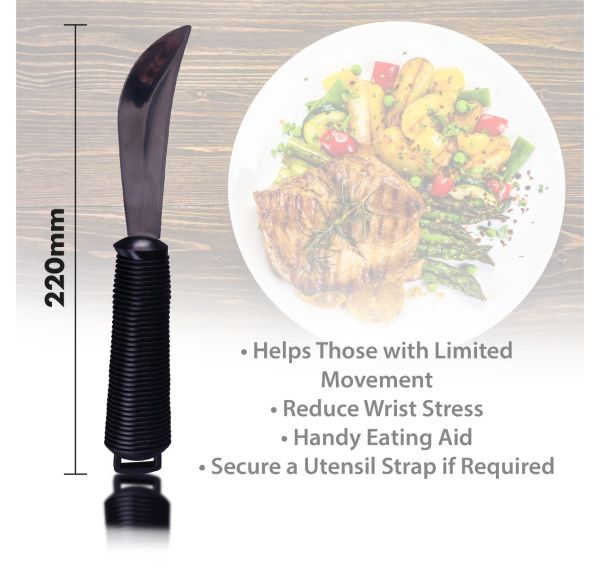 Bendable Spoon/Bendable Fork/Soft Grip Rocker Knife