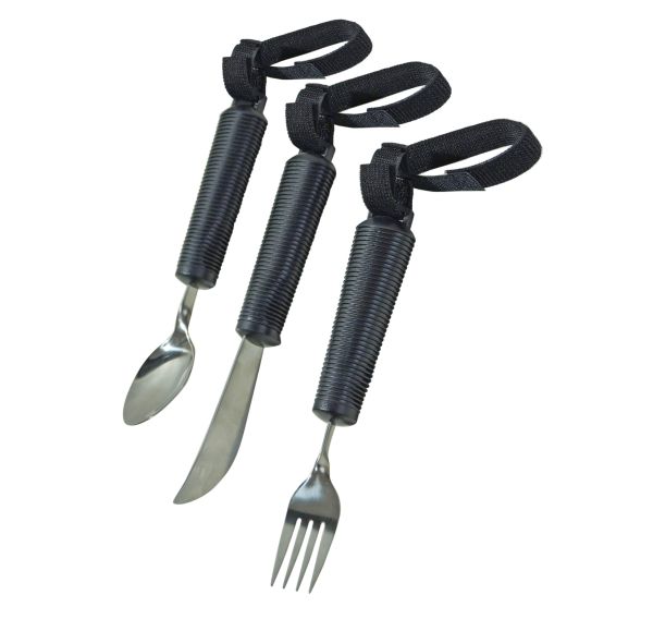 Bendable Cutlery Set (3 Piece + Straps)