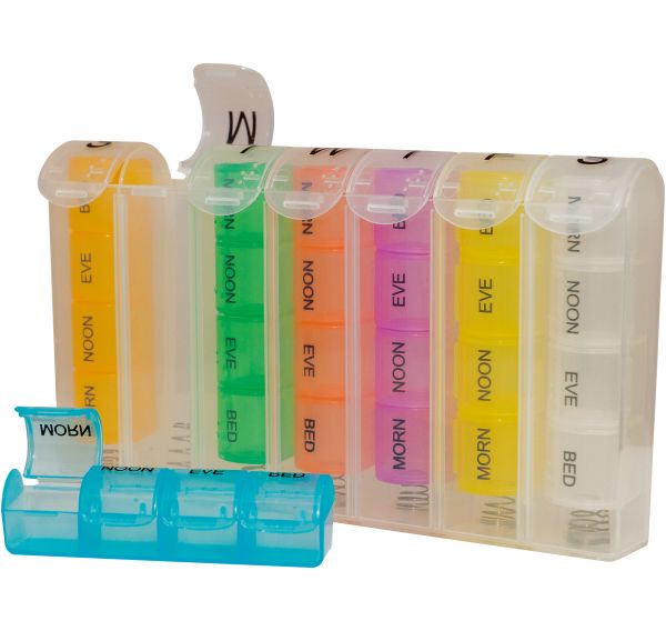 Pop Up 7 Day Pill Storage Box