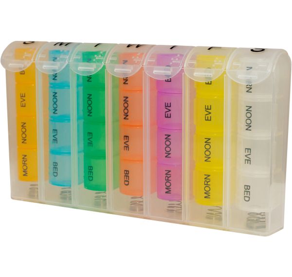 Pop Up 7 Day Pill Storage Box