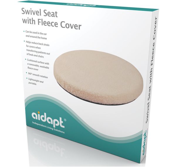 Revolving Swivel Seat with Fleece Cover