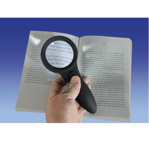 Deluxe Comfort Grip Magnifier With 6 Led Lights