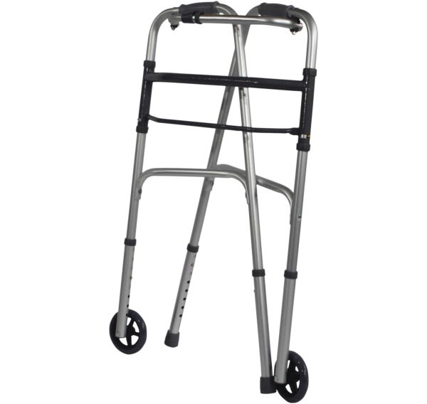 Folding walking frame