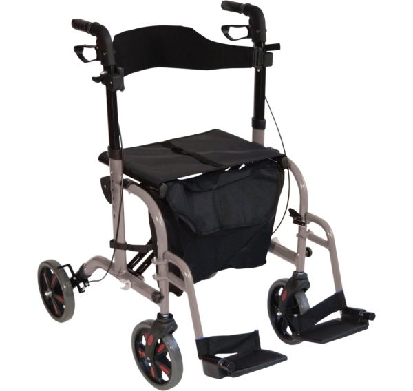 Duo Deluxe Rollator and Transit Chair in One