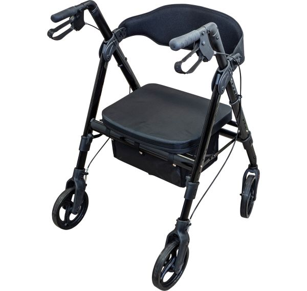 Deluxe Bariatric Rollator rear side view