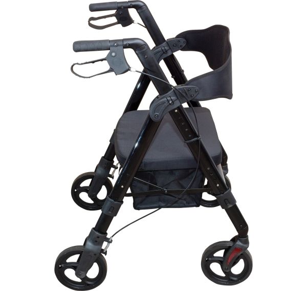 Deluxe Bariatric Rollator side view