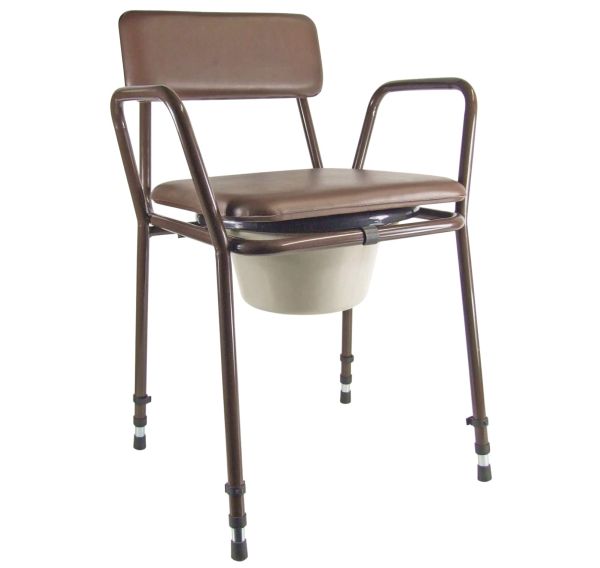 Height Adjustable Commode Chair