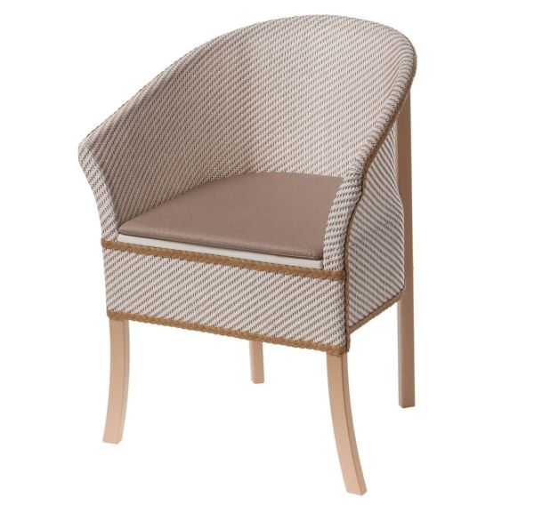 Luxury Basketweave Commode Chair