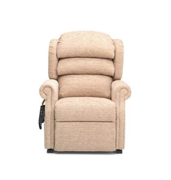 Aston rise and recline chair showing Jute fabric