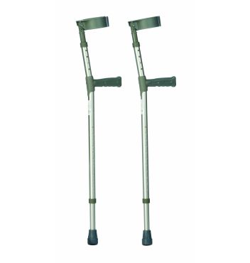 Double Adjustable Crutches - Pair