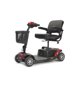 TGA Zest mobility scooter in red