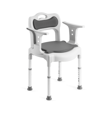 Suva two in one shower and commode chair