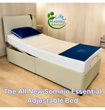 Somnio Essential 3' Adjustable Bed with Sierra Silk Fabric