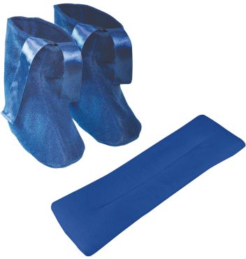 Microwavable Slippers And Neck Warmer Set