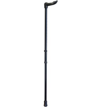 Palm Grip Handled Walking Stick Black