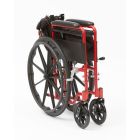 Folded wheelchair