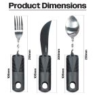 Bendable Cutlery with Large Handles Set