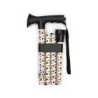 Petite Folding Walking Stick - Polka Dot