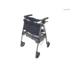 EZ Fold n Go Rollator in Black Walnut Colour