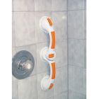 Dual Rotating Suction Cup 19.75" Grab Bar With Indicator