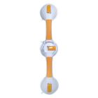 Dual Rotating Suction Cup 19.75" Grab Bar With Indicator