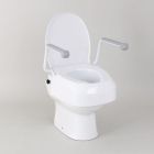 Raised Toilet Seat with Arms