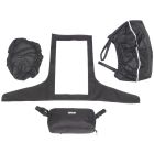 Scooter Tiller Accessory Pack - Cover , Basket Liner with Lid, Handy Bag