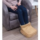 Electric Dual Speed Soft Massaging Foot Boot With Heat