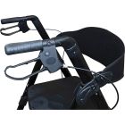 Deluxe Bariatric Rollator brake view