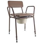 Height Adjustable Commode Chair