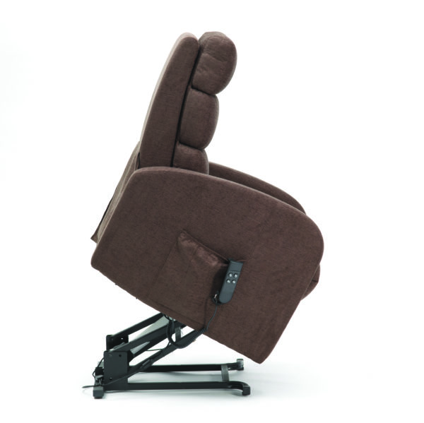 Side view of Palma Chair in Brown