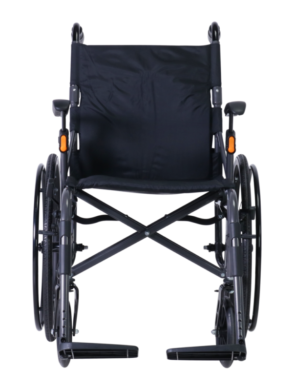 Front view Excel 9.9 self propel wheelchair