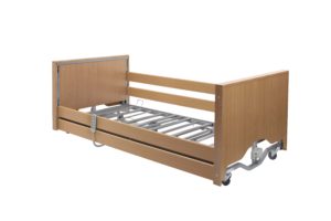 Home care bed at low postion