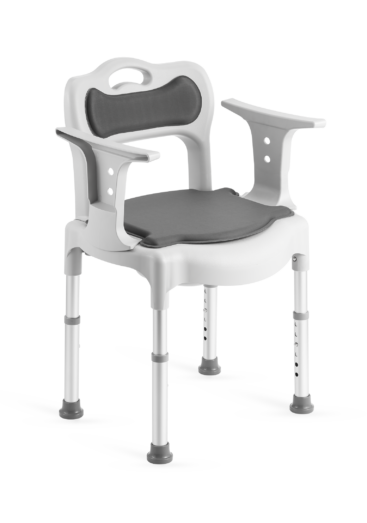 Suva two in one shower and commode chair